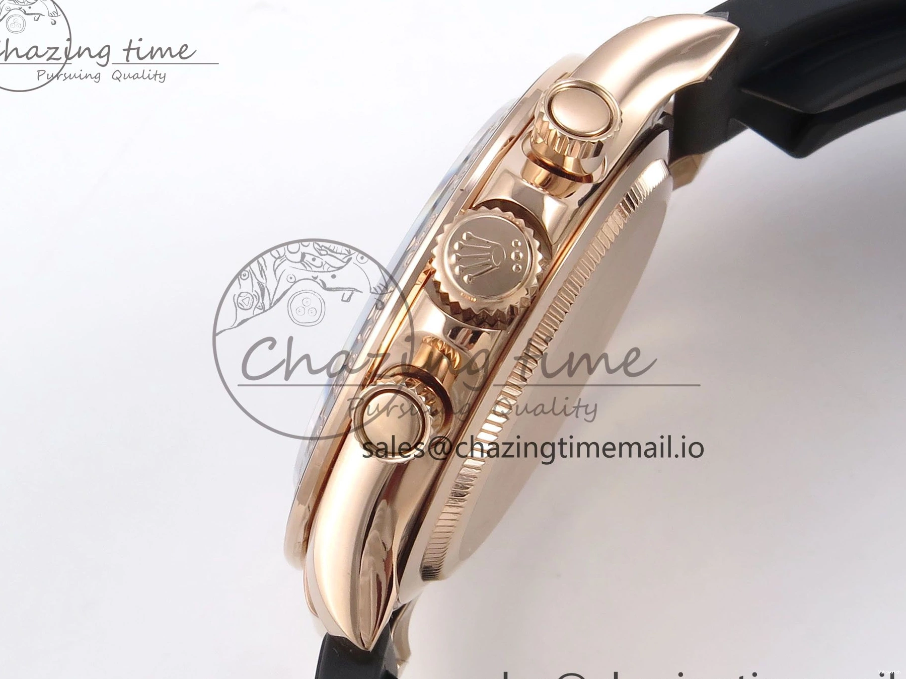 1:1 V6（Gain Dial SH4131 on Oysterflex Daytona RG 126515 Best Strap Weight） Black QF Edition 0524